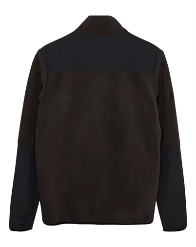 Halo - Blocked Zip Fleece - Chocolate Torte